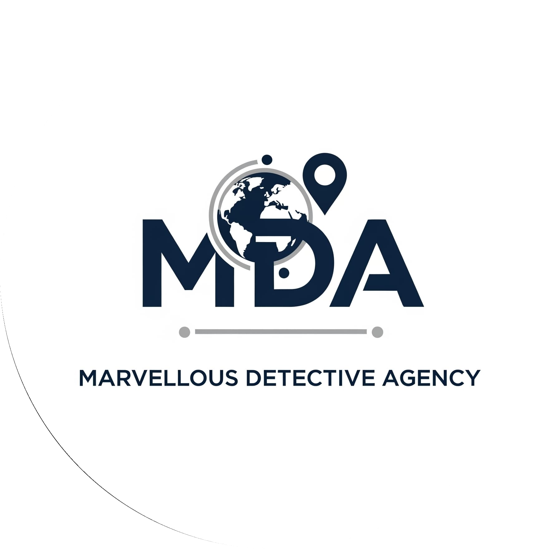 Marvellous Detective Agency Logo Preloader